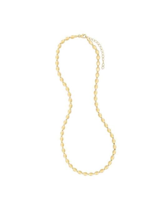 Tresorra Metallic 14K Pebble Bead Chain Necklace