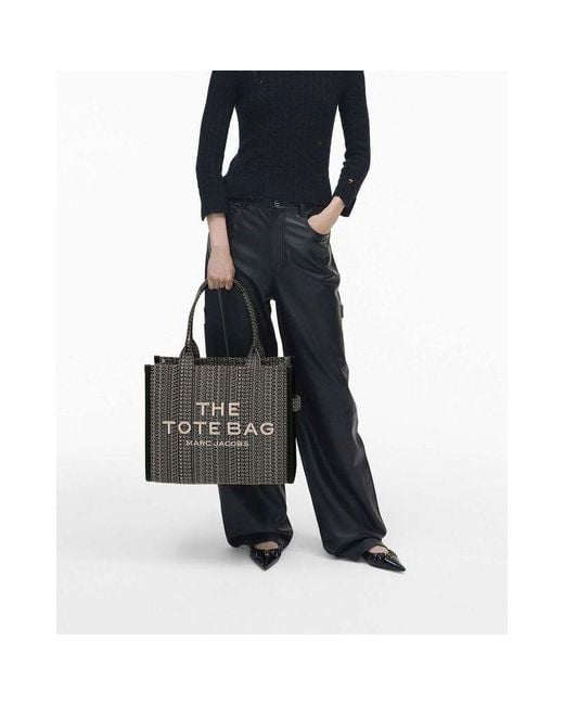 Marc Jacobs Black Cotton Tote Bag for men
