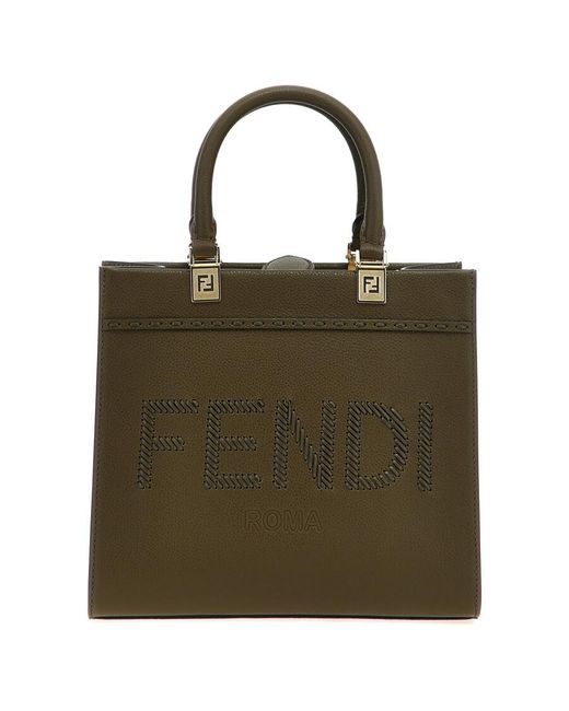 Fendi Green Sunshine Small Handbag