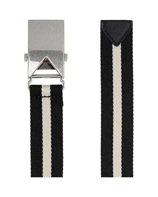 Bottega Veneta Black Polyester Belt for men