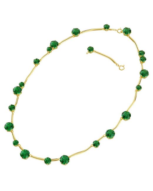 Swarovski Green Round Cuts Constella Necklace