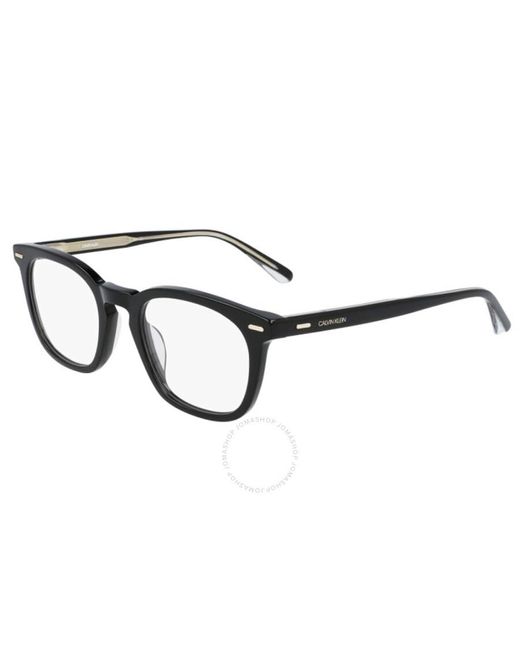 Calvin Klein Brown Demo Square Eyeglasses Ck21711 001 50 for men
