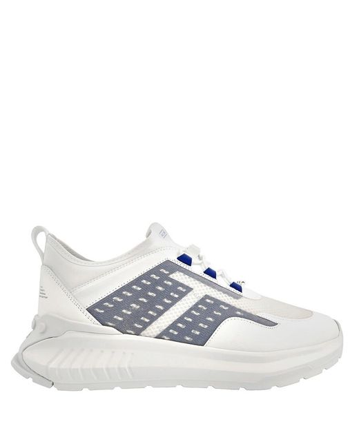 Tod's White Mesh-Panelled Low-Top Sneakers, Brand Size 5.5 Us for men