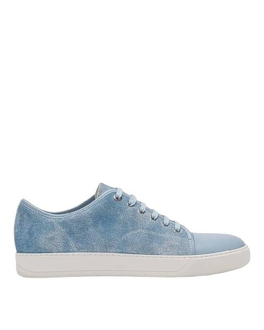 Lanvin Blue Dbb1 Lace-Up Sneakers for men