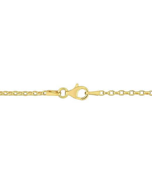 Amour Metallic Rolo Chain Necklace