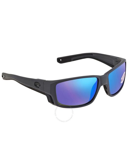 Costa Del Mar Tuna Alley Pro Blue Mirror Polarized 580p Sunglasses 6s9105 910507 60 for men