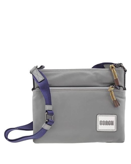 COACH Pacer Crossbody Bag in Gray for Men Lyst