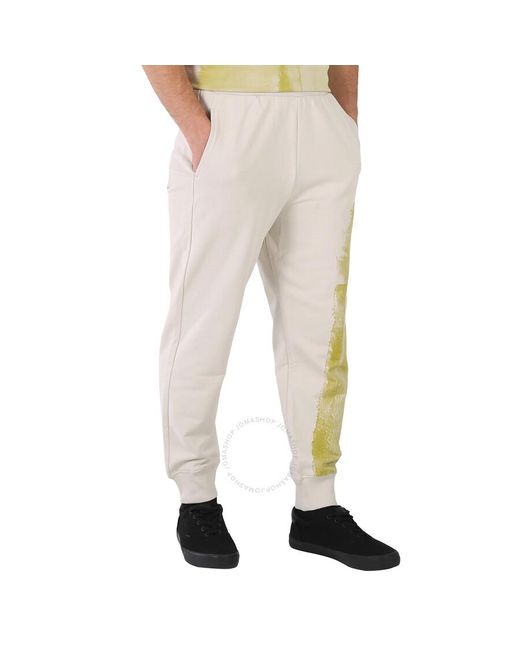 A_COLD_WALL* Natural Bone College Cotton Sweatpants for men
