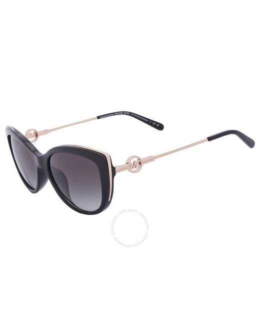Michael Kors South Hampton Dark Gray Gradient Cat Eye Sunglasses Mk2127u 33328g 55