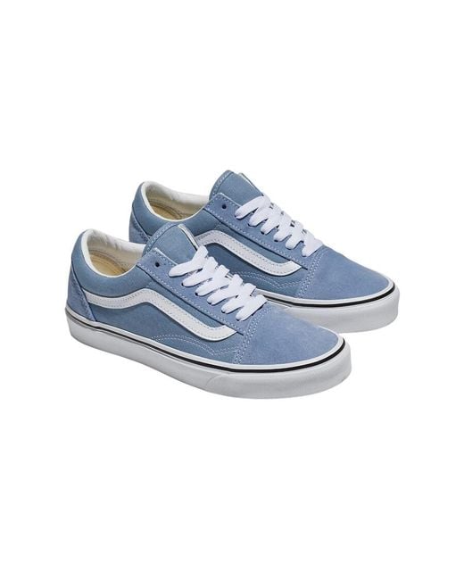 Vans Blue Old Skool Iconic Low-Top Sneakers, Brand Us for men
