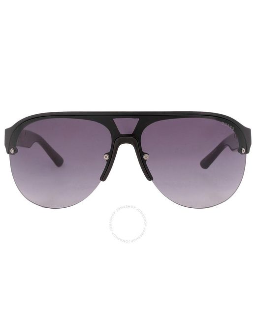 Guess Blue Smoke Gradient Square Sunglasses Gf5066 01b 00 for men