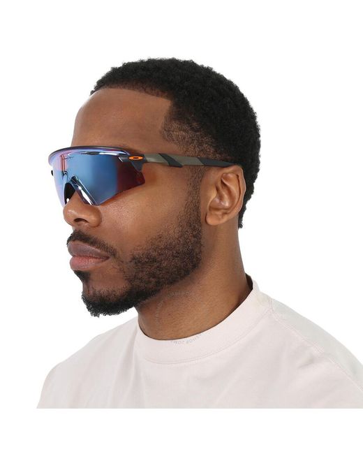 Oakley Blue Encoder Prizm Snow Sapphire Shield Sunglasses Oo9471 947123 36 for men
