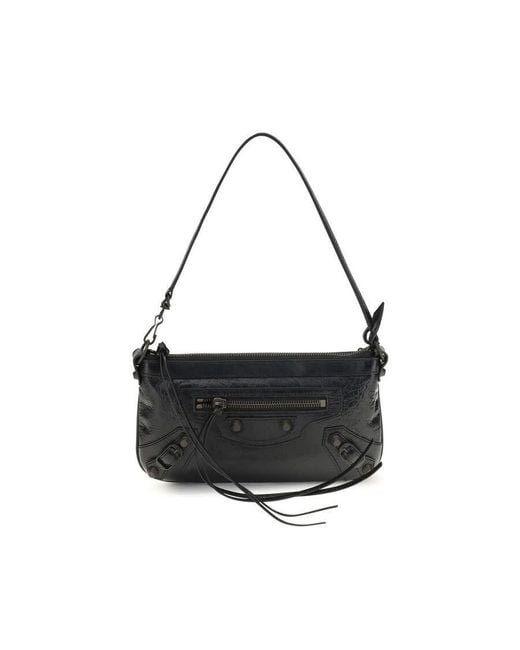 Balenciaga Black Le City Shoulder Bag