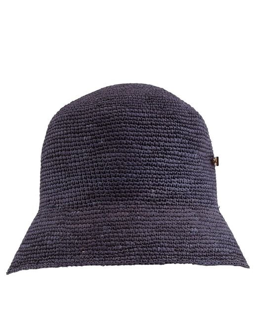 Van Palma Blue Packable Beach Hat
