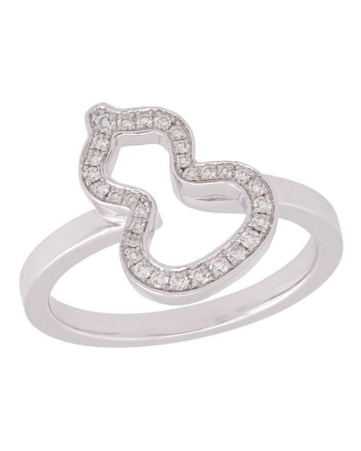 Qeelin Metallic Wulu Petite 18K Diamond Ring