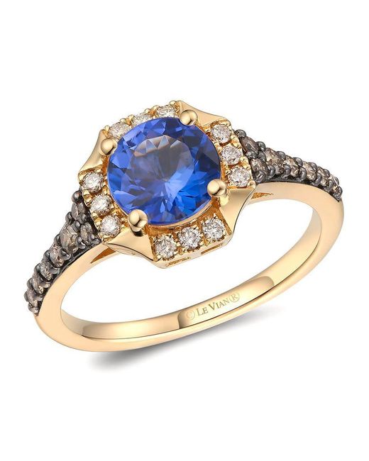Le Vian Metallic Ladies Blueberry Tanzanite Rings Set