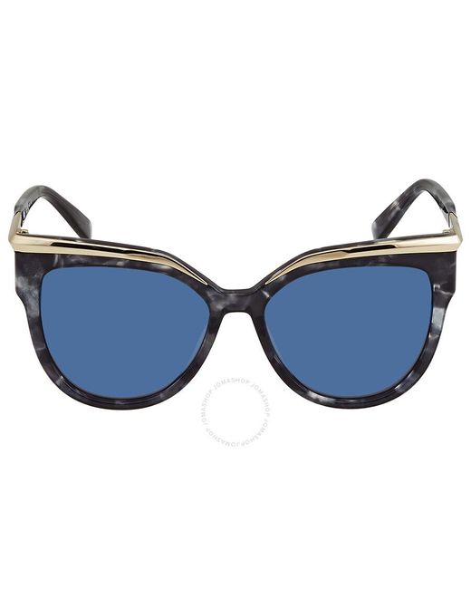 MCM Blue Cat Eye Sunglasses 637s 404 56