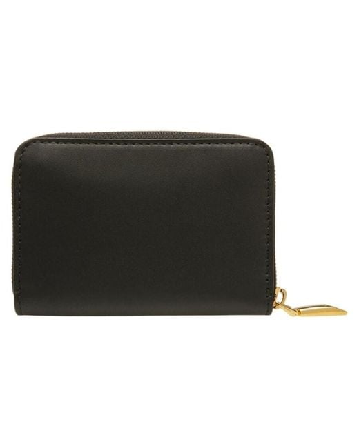 Bally Black Emblem Leather Coin Purse