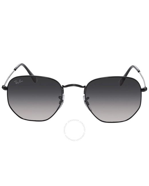 Ray-Ban Gray Hexagonal Gradient Sunglasses Rb3548 002/71 51
