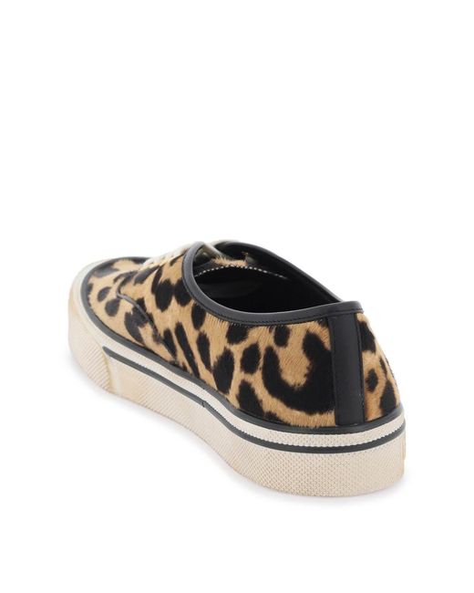 Bally Black Lyder Leopart Print Low-Top Sneakers for men