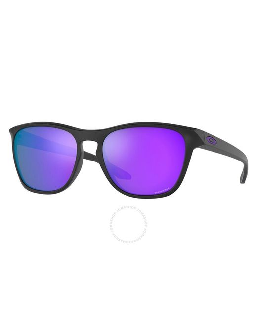 Oakley Purple Manorburn Prizm Violet Square Sunglasses Oo9479 947903 56 for men