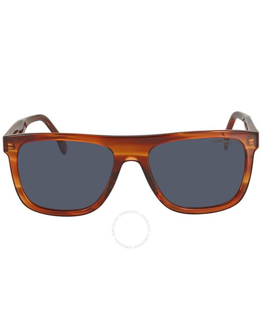 Carrera Blue Browline Sunglasses 267/s 0573/ku 56 for men
