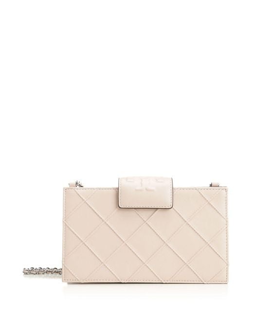 Tory Burch Natural Fleming Chain Wallet for men