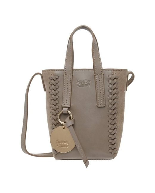 See By Chloé Metallic Mini Tilda Tote Bag