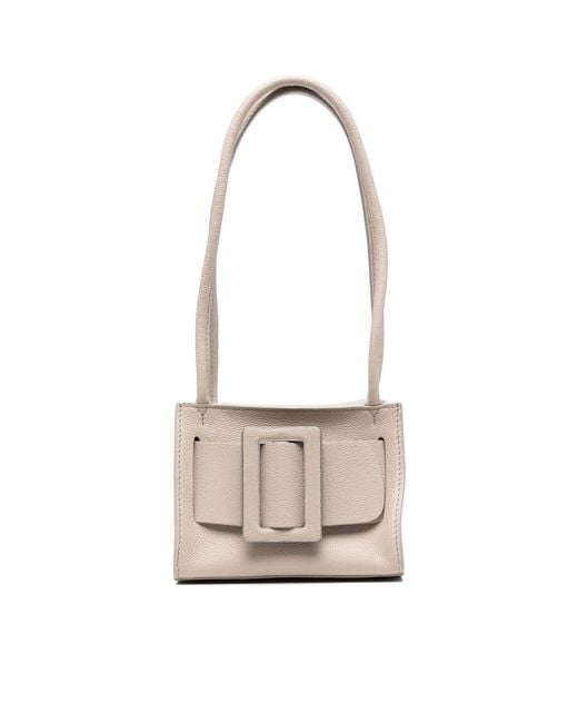 Boyy White Bobby 18 Soft Leather Handbag