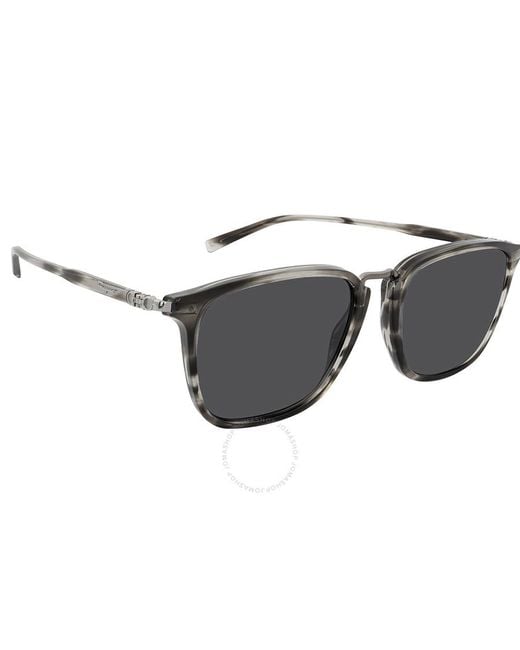 Ferragamo Gray Grey Square Sunglasses Sf910s 003 54 for men