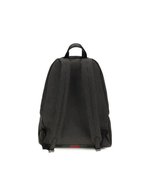 Gucci Blue Web Backpack for men