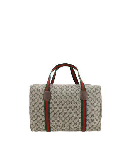 Gucci Gray Gg Travel Bag for men
