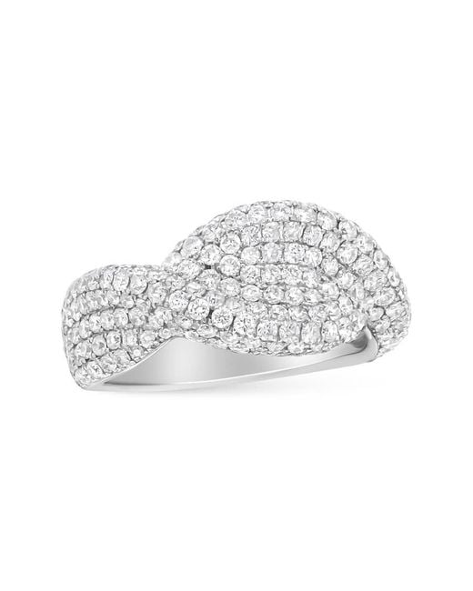 Haus of Brilliance White 18K Cluster 2 1/4 Cttw Diamond Fashion Ring (F-G Color, Vs1-Vs2 Clarity)