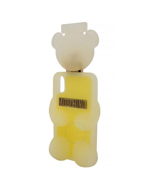 Moschino Yellow Mchino Clear Teddy Bear Iphone X/xs Case
