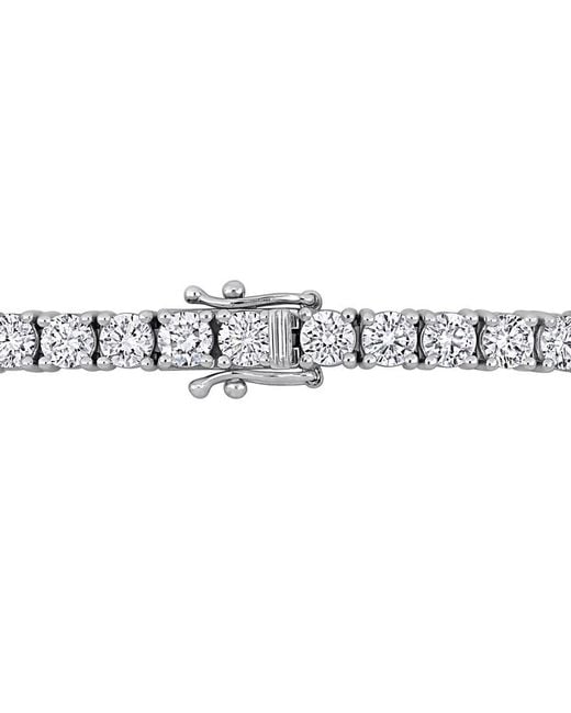 Created Forever Metallic 9 2/5 Ct Tw Lab Grown Diamond Tennis Bracelet