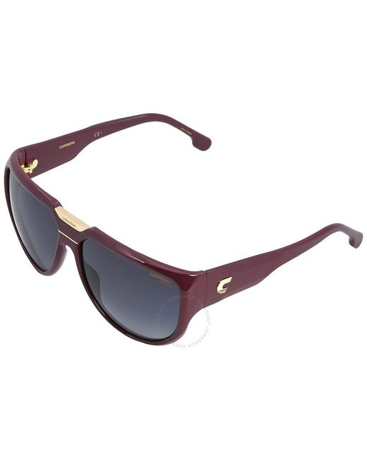 Carrera Gray Grey Shaded Browline Sunglasses Flaglab 13 0b3v/9o 62