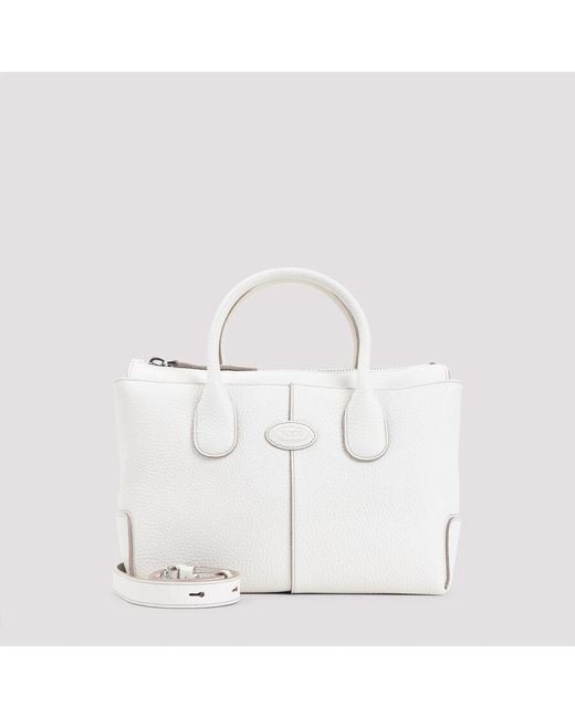 Tod's White Tod's Di Shopping Small Bag