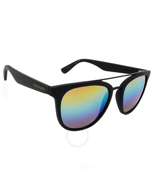 Skechers Brown Mirror Colored Phantos Sunglasses