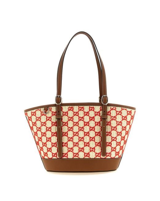 Gucci Red Gg Monogram Canvas Shoulder Bag for men