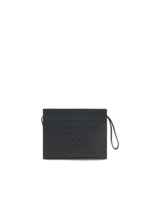 Ferragamo Black Clutch for men