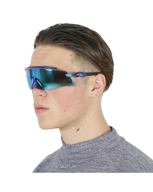 Oakley Blue Kato Solstice Prizm Sapphire Shield Sunglasses Oo9455m 945529 49 for men
