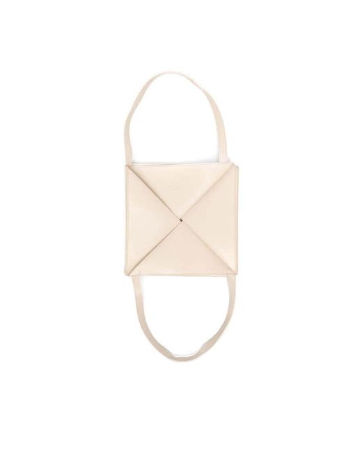 Nanushka Natural The Origami Tote Bag
