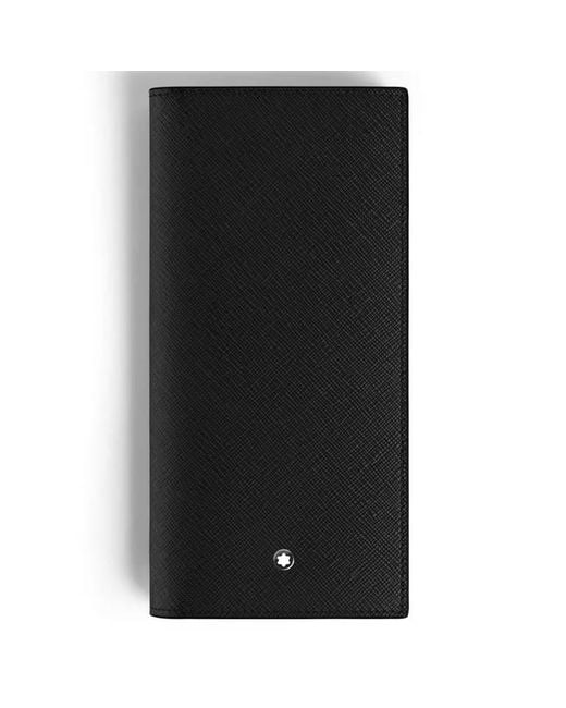 Montblanc Black Sartorial 14Cc Zip Pocket Wallet for men