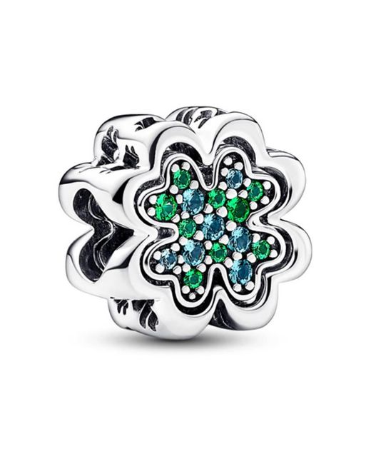 Pandora Green Ladies Splittable Four Leaf Clover Charm for men