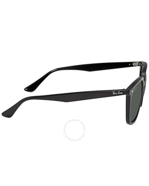 Ray-Ban Black Dark Green Square Sunglasses