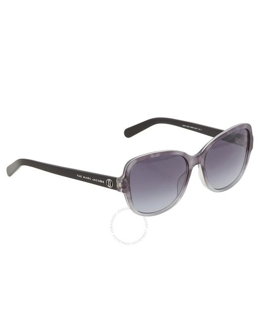 Marc Jacobs Purple Dark Gray Gradient Cat Eye Sunglasses