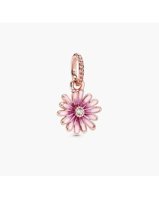 Pandora Pink Daisy Rose Dangle