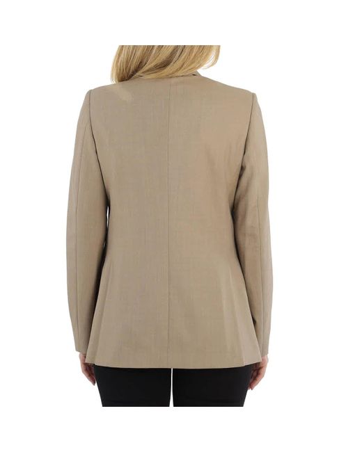 Burberry Natural Single-breasted Blazer Jacket