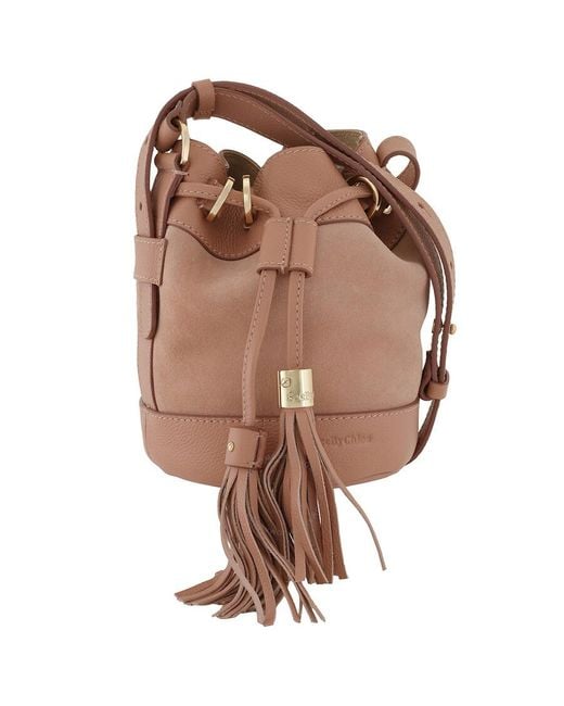 See By Chloé Brown Small Vicki Bucket Bag