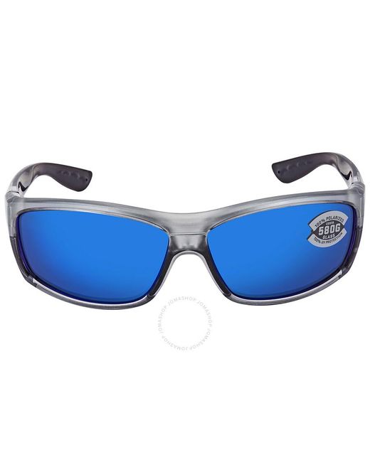 Costa Del Mar Saltbreak Blue Mirror Polarized Glass Sunglasses Bk 18 Obmglp 65 for men
